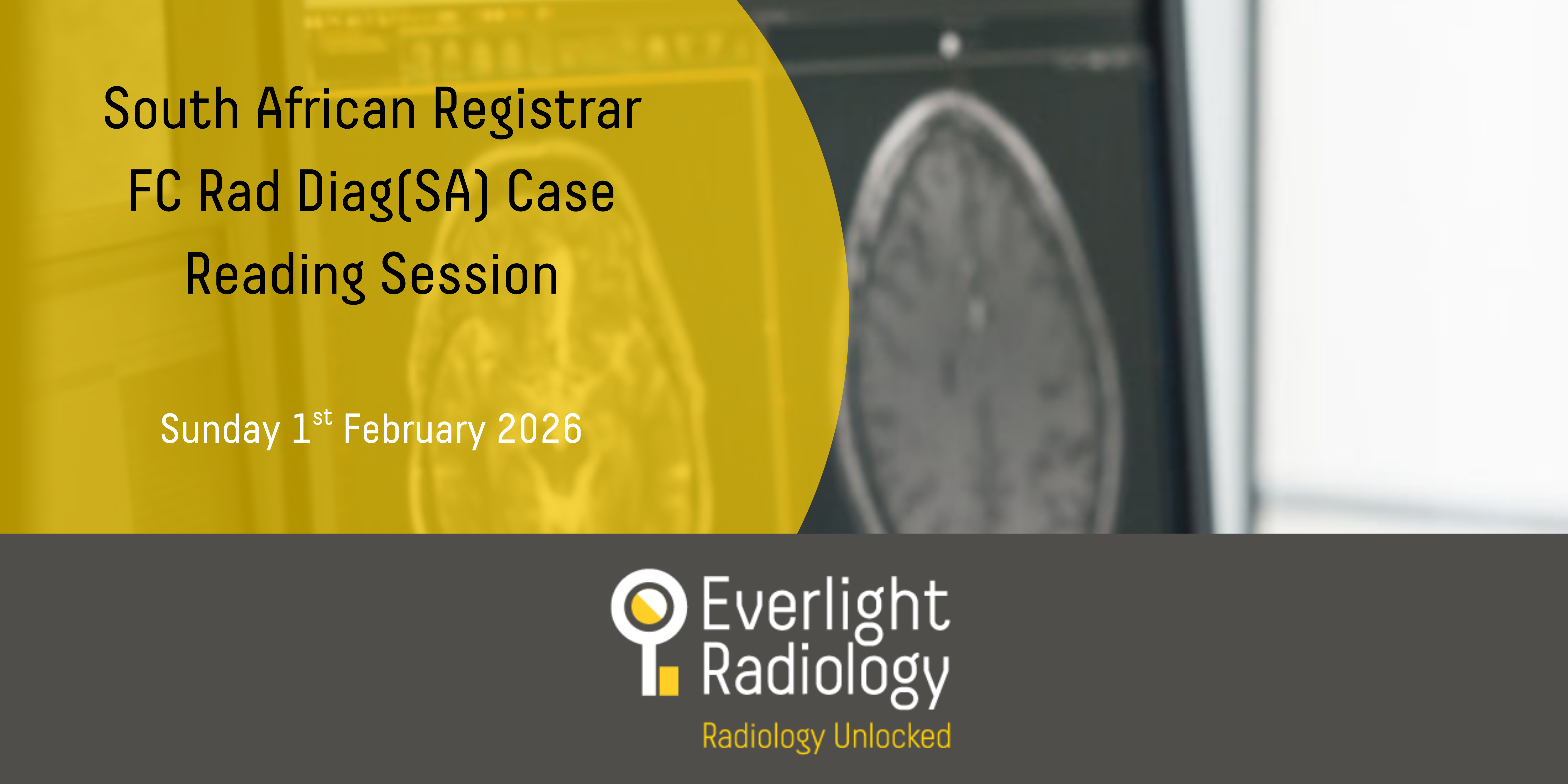 South African Registrar Case Reading Sessions - 1st February 2026