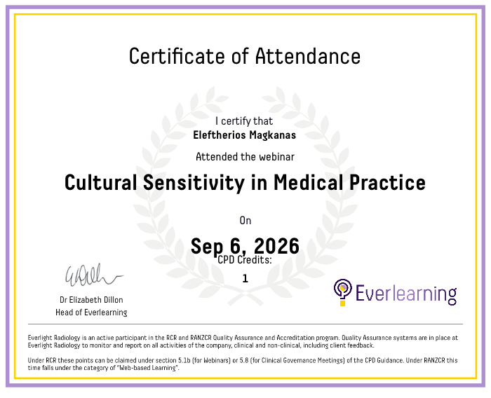 Cultural Sensitivity in Medical Practice Certificate