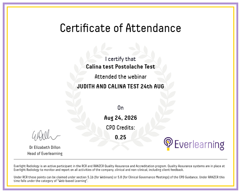 JUDITH AND CALINA TEST 24th AUG Certificate