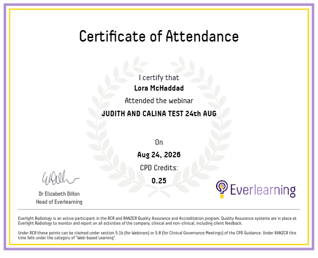 JUDITH AND CALINA TEST 24th AUG Certificate