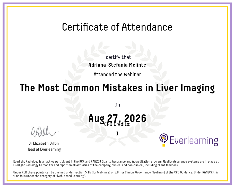The Most Common Mistakes in Liver Imaging Certificate