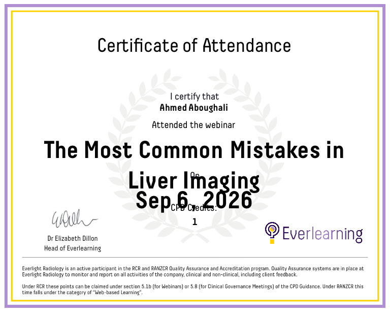 The Most Common Mistakes in Liver Imaging Certificate
