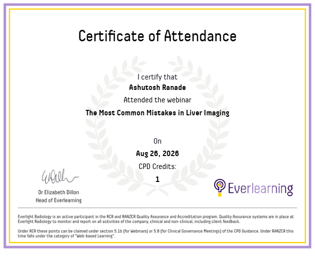 The Most Common Mistakes in Liver Imaging Certificate