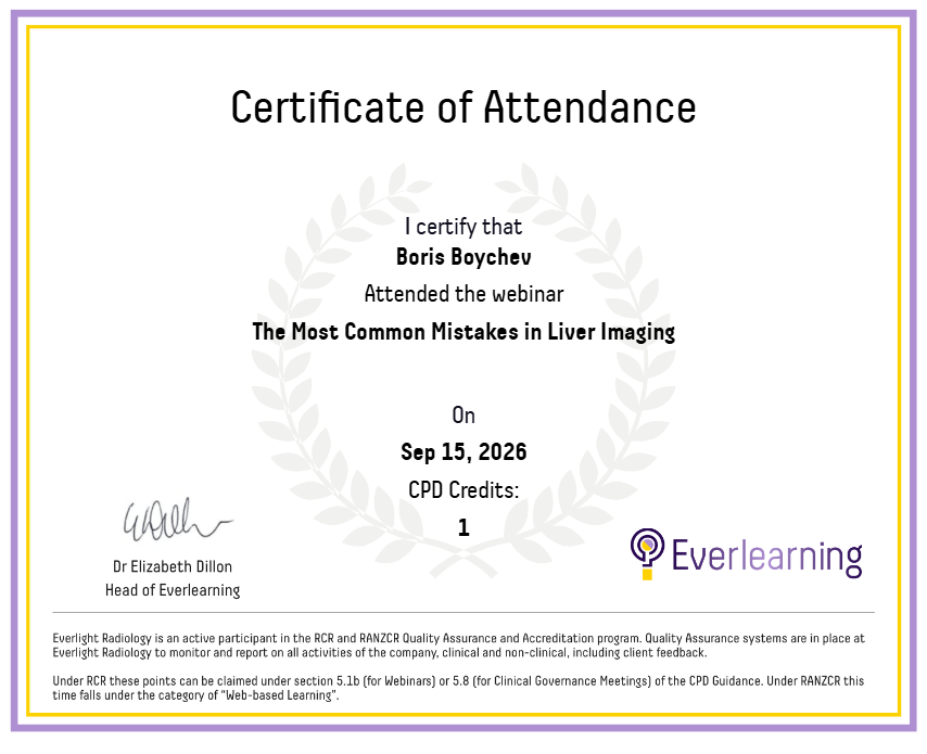 The Most Common Mistakes in Liver Imaging Certificate