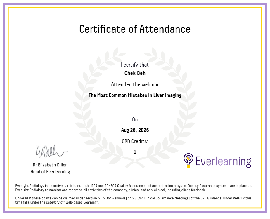 The Most Common Mistakes in Liver Imaging Certificate