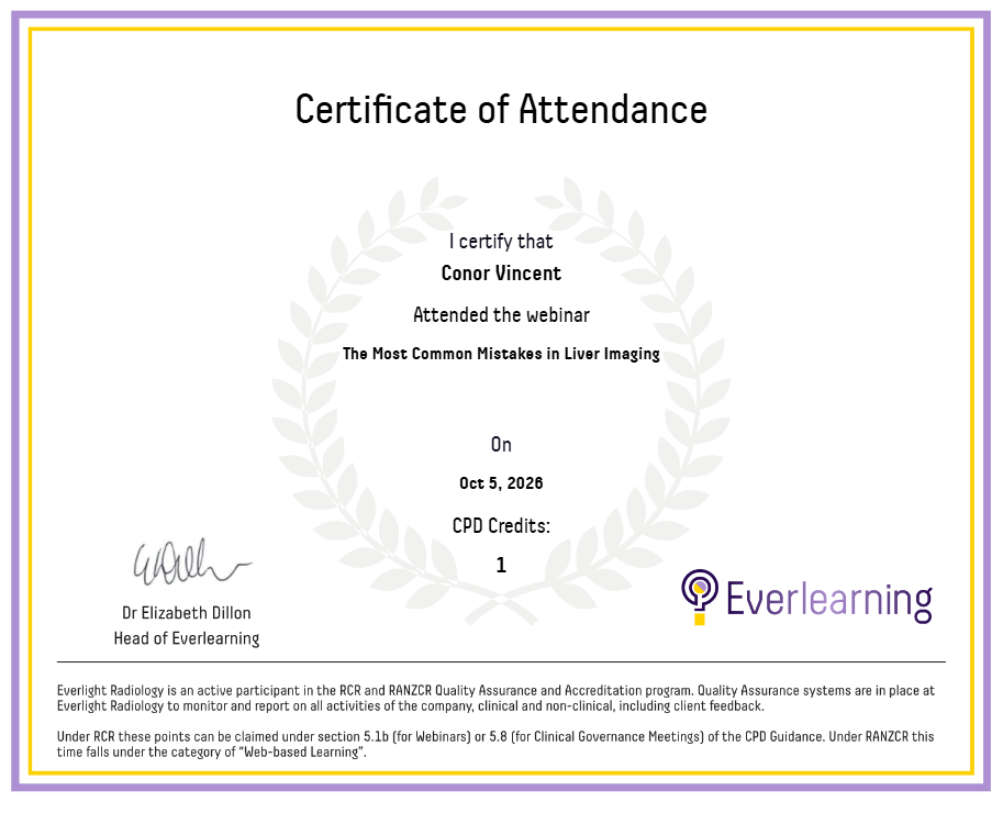 The Most Common Mistakes in Liver Imaging Certificate
