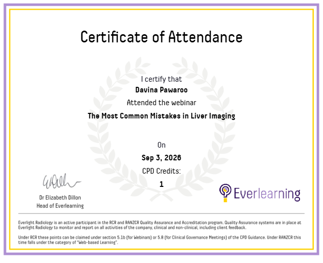 The Most Common Mistakes in Liver Imaging Certificate