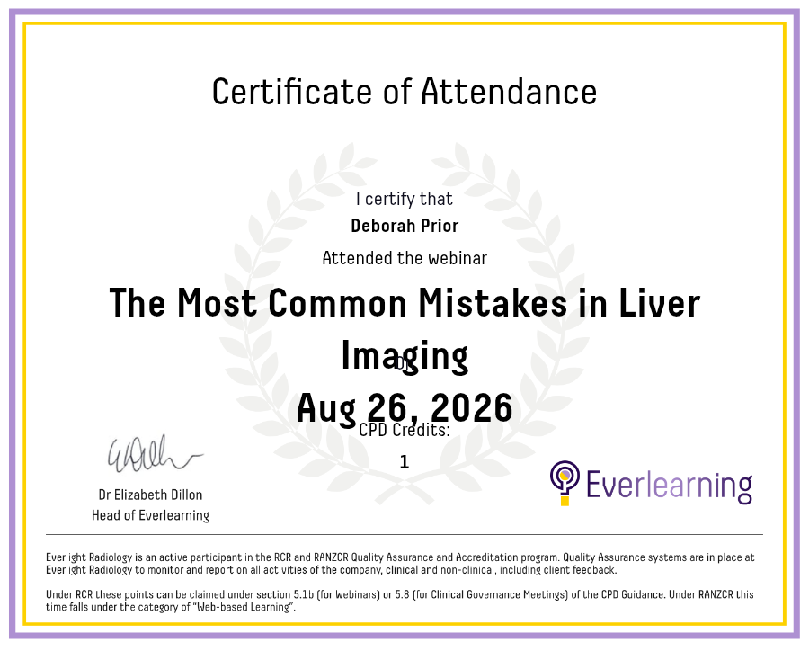 The Most Common Mistakes in Liver Imaging Certificate