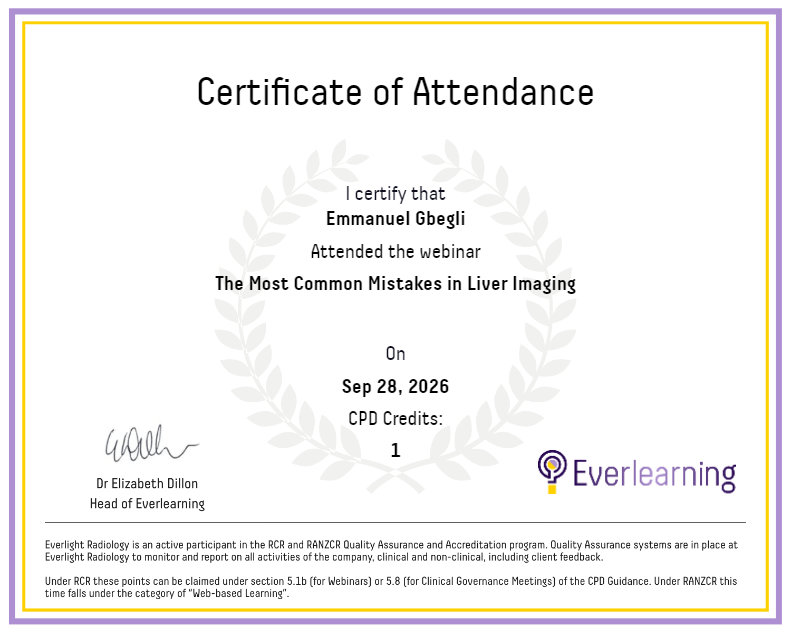 The Most Common Mistakes in Liver Imaging Certificate