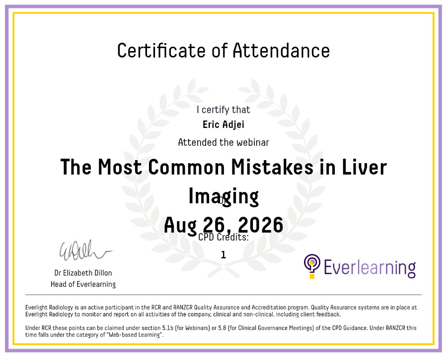 The Most Common Mistakes in Liver Imaging Certificate