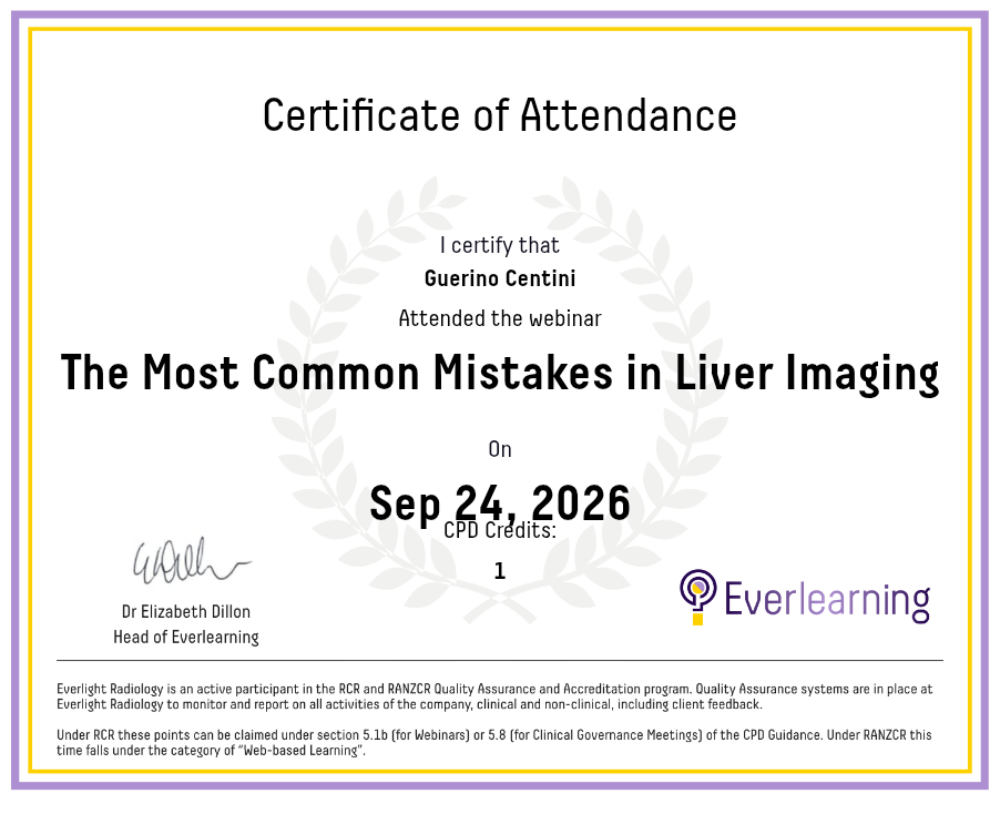 The Most Common Mistakes in Liver Imaging Certificate