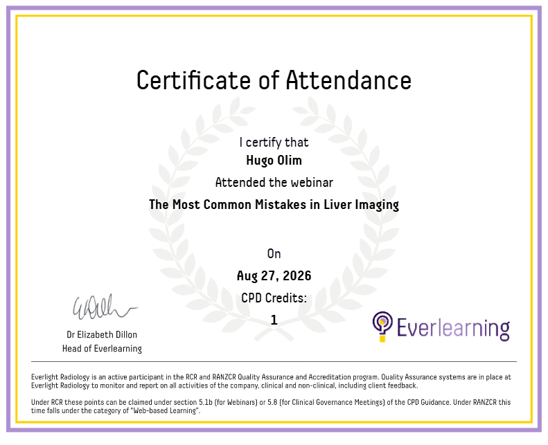 The Most Common Mistakes in Liver Imaging Certificate