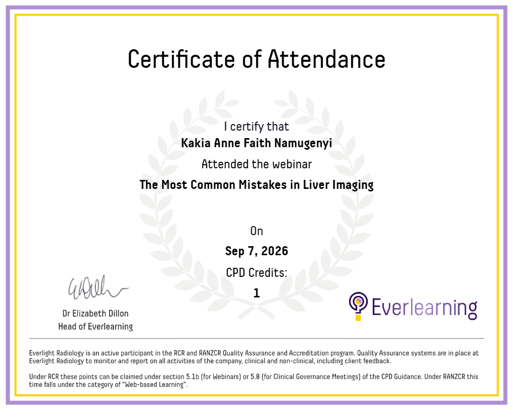 The Most Common Mistakes in Liver Imaging Certificate