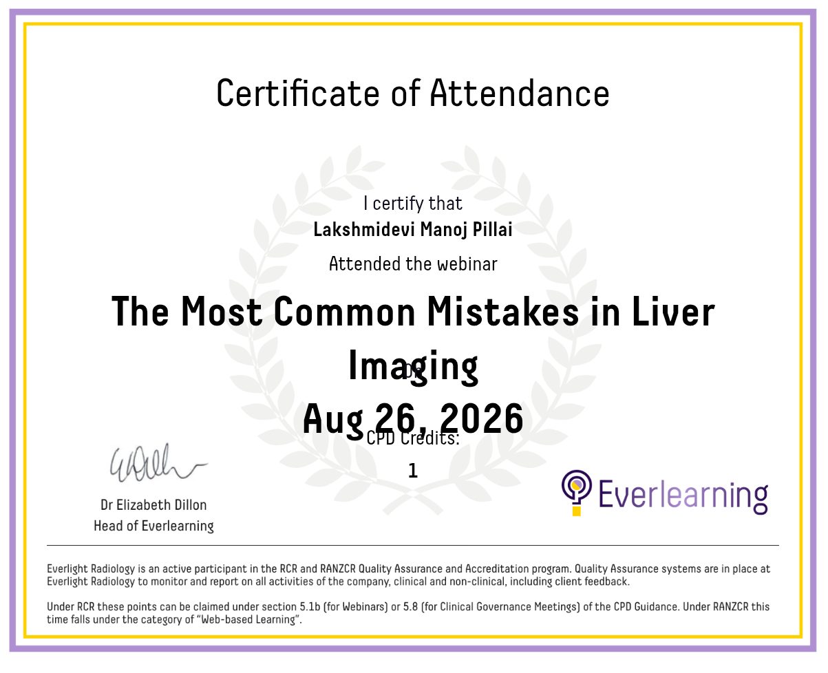 The Most Common Mistakes in Liver Imaging Certificate