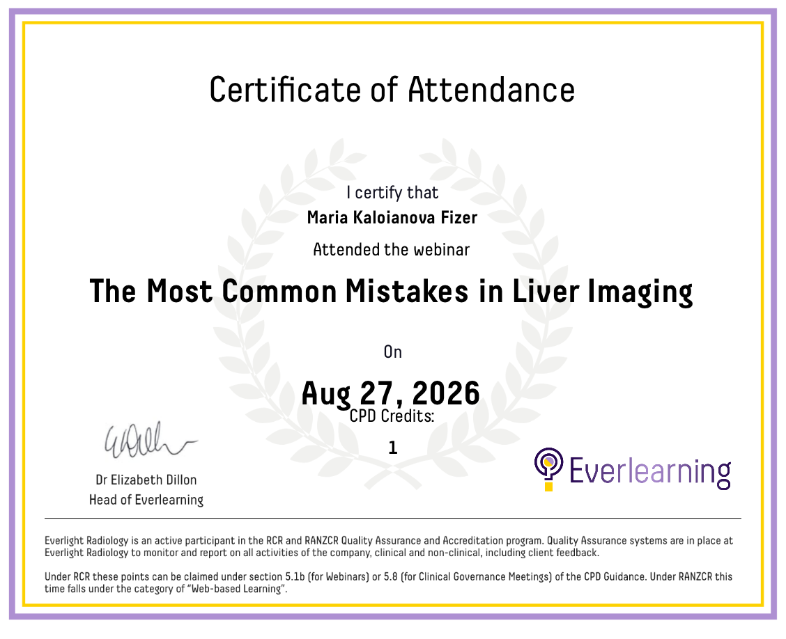 The Most Common Mistakes in Liver Imaging Certificate