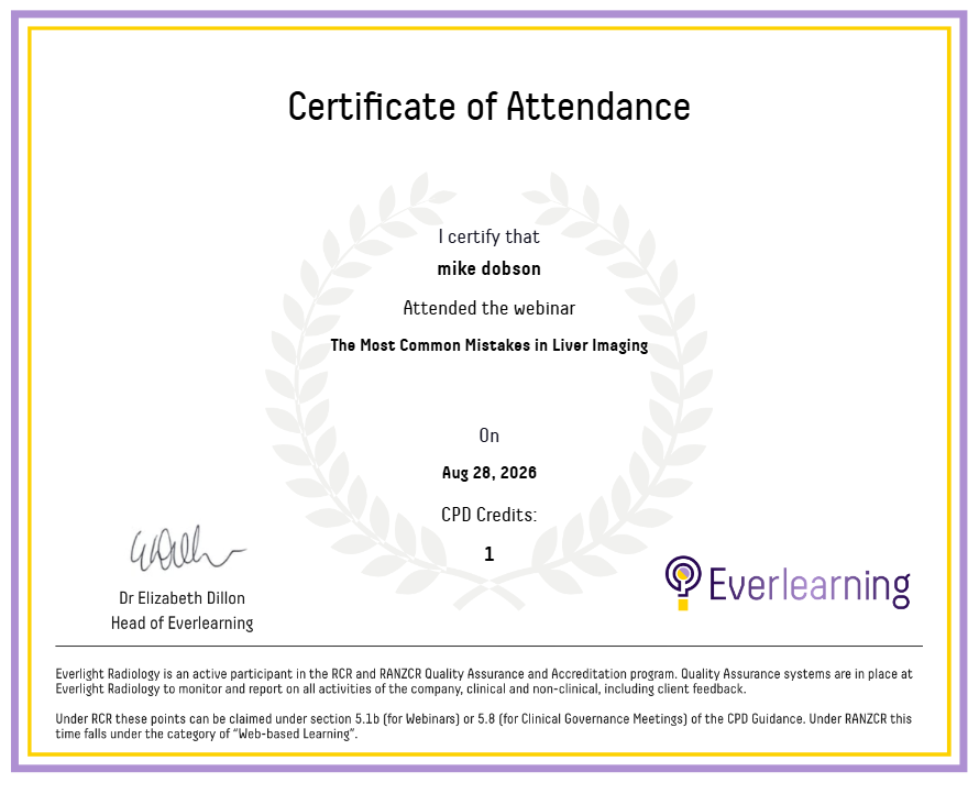 The Most Common Mistakes in Liver Imaging Certificate