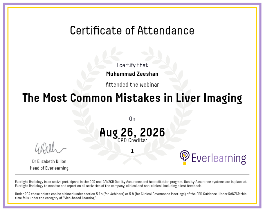 The Most Common Mistakes in Liver Imaging Certificate