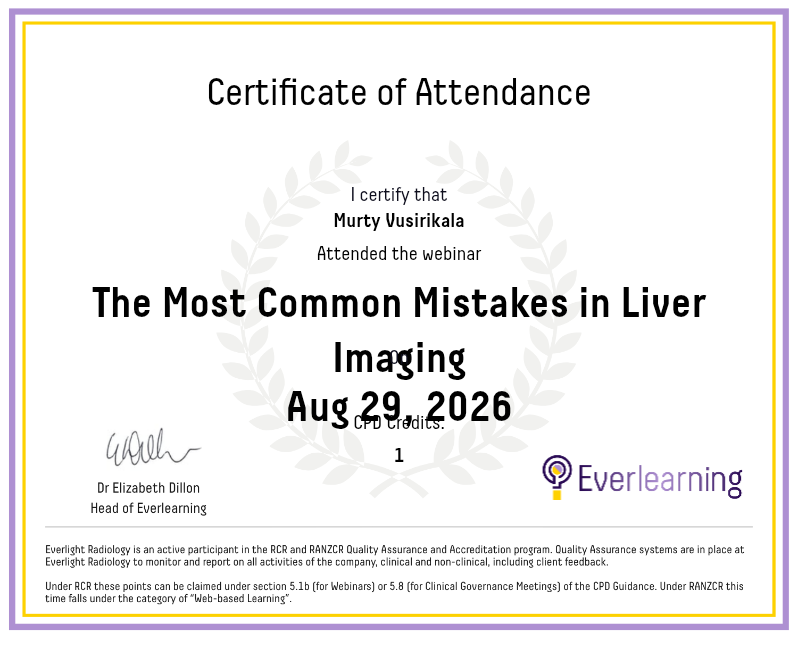 The Most Common Mistakes in Liver Imaging Certificate
