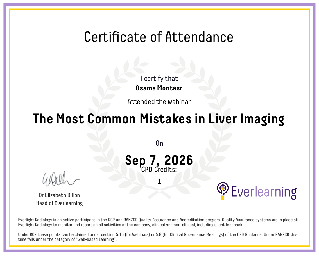 The Most Common Mistakes in Liver Imaging Certificate