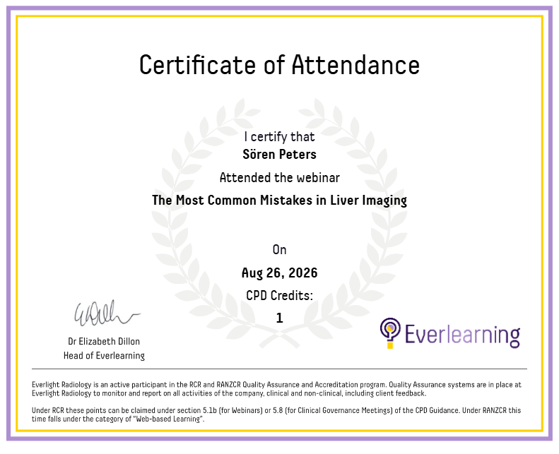 The Most Common Mistakes in Liver Imaging Certificate