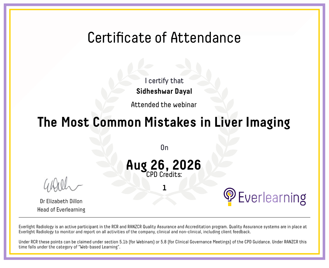 The Most Common Mistakes in Liver Imaging Certificate