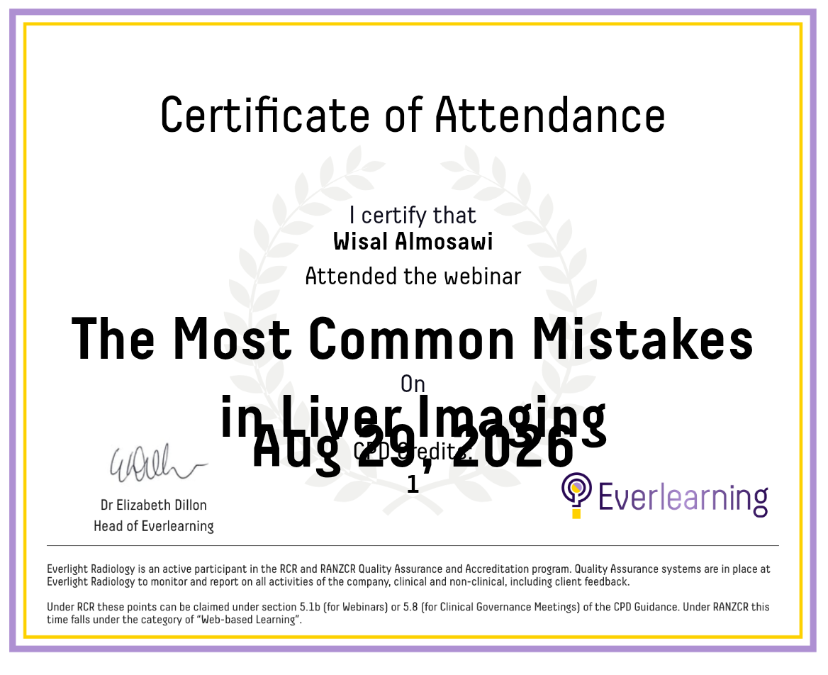 The Most Common Mistakes in Liver Imaging Certificate